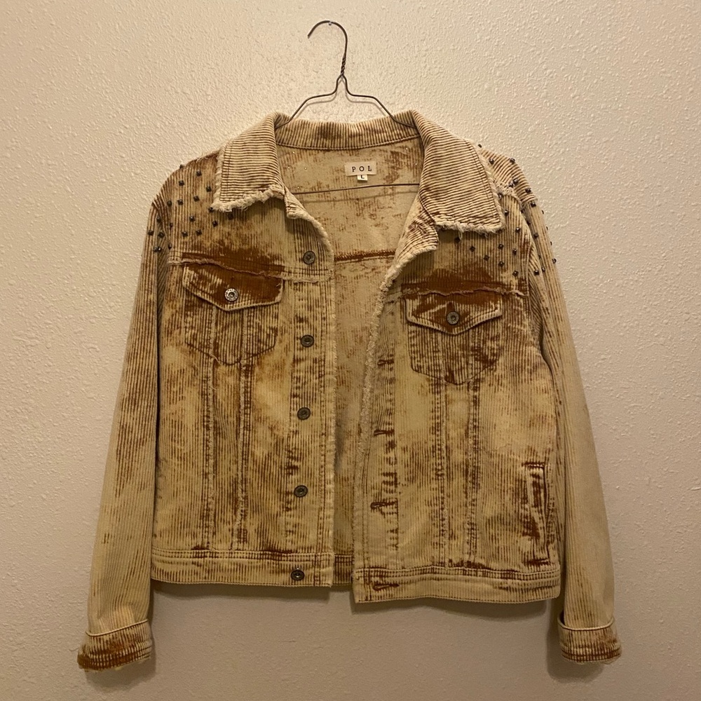 Pol Corduroy Studded Jacket